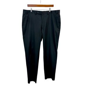 van heusen flex 3 slim fit dress pant Van Heusen Men's Flex Stretch Flat Front Slim Dress Pants - Black